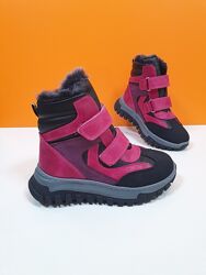 Шкіряні зимові термочобітки TopKids 31-36р K36-01