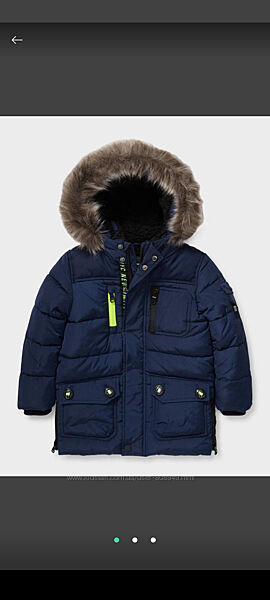 Зимняя куртка  для мальчика C&A 92-98,98-104,110-116