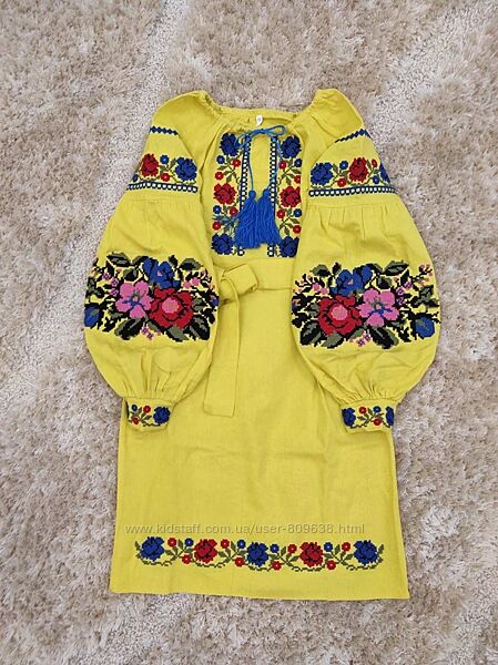 Сукня вишиванка для дівчинки 116-152