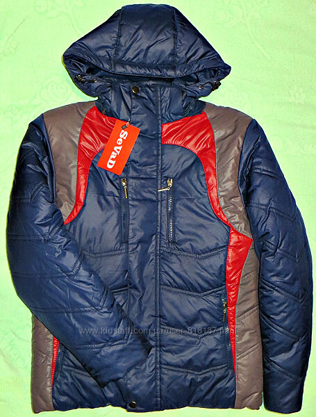 Детская зимняя комбинированная куртка.