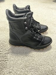 Жіночі черевики ECCO 36р. Оригінал. Чорний. Шкіра. Демісезон. Gore-tex