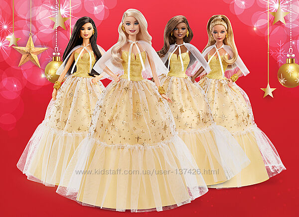2023 Holiday Barbie Doll 35th anniversary edition Барби новогодняя