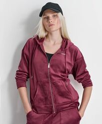 DKNY S Кофта с капюшоном велюр 