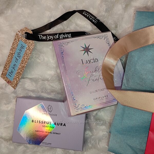 Туалетна вода Lucia Sparkling Fantasy  мило в коробці в подарунок