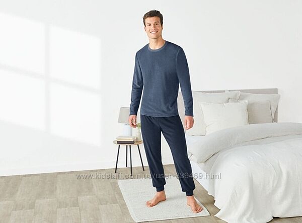 Чоловіча махрова піжама домашній костюм Livergy Німеччина, р. XL 