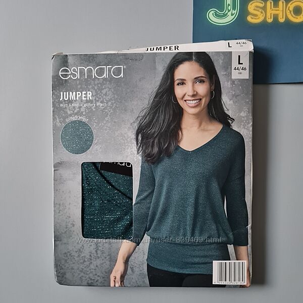 Жіноча святкова кофтинка з ефектом блиску Esmara Німеччина, XS, M, l