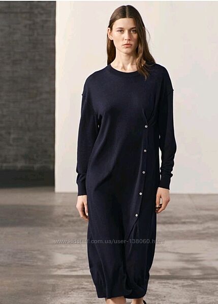 Сукня ZARA S в міді довжині / у складі шерсть