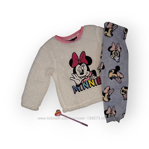 Тепла плюшева піжама Мінімаус Primark, пижама