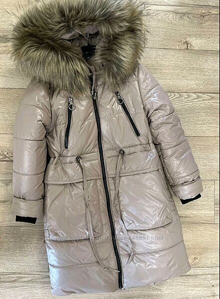 Пальто зимнее для девочек от 140 до 158р-Новинка-качество-4 цвета, тренд 