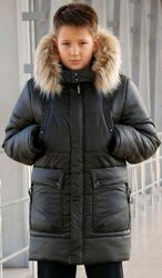 Куртка-парка зимова для хлопчиків від 134 до 152 р, тепла, якість, новинка