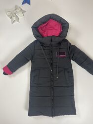 Куртка-пальио зимове для дівчаток від 122 до 152 р, новинка, тепла, якість