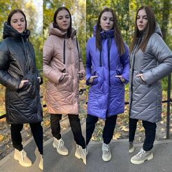 Куртка-пальто зимова для дівчаток від 140 до 158 р, якість, тепла, хіт