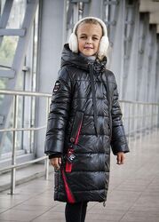 Пальто зимнее для девочек от 134 до 152 р-новинка зимы 2022, новинка, тренд