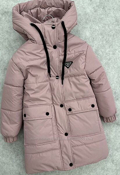 Пальто зимове для дівчаток від 122 до 140 р, тепле, якість, 4 кольори