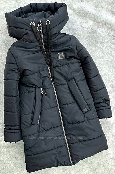 Куртка зимова для дівчаток від 128 до 146 р, тепла, модна, красива