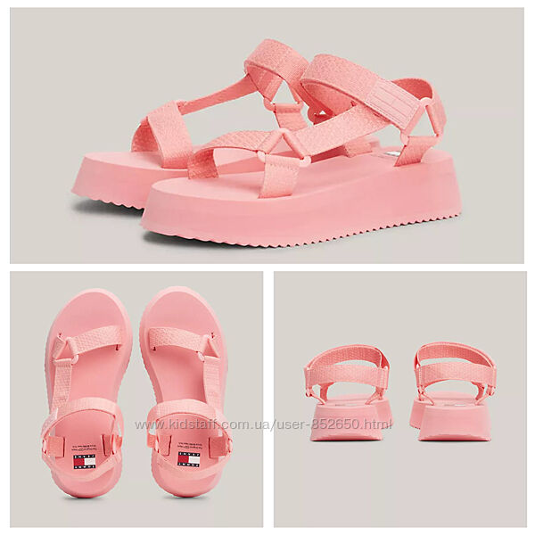 Жіночі босоніжки TOMMY JEANS TJ BADGE PLATFORM SANDAL. Оригінал. Нові.
