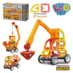 Магнитный 3D конструктор 32, 87, 92, 96, 104 деталей
