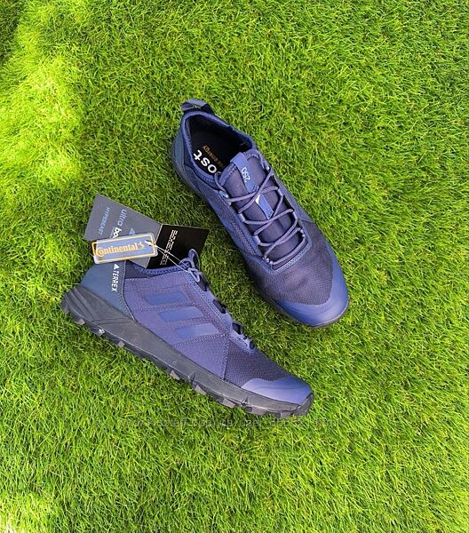 Мужские кроссовки Adidas Terrex Agravic Speed темно-синие Адидас текстиль