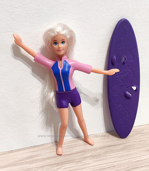 barbie surfer, фігурки Кракен, Minni mouse, візок, ігровий автомат
