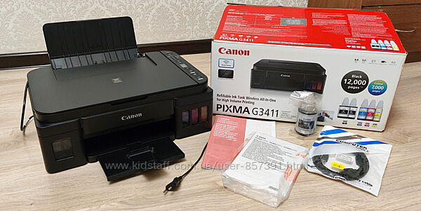 БФП принтер canon pixma g3411 з Wi-Fi, сканер, ксерокс 