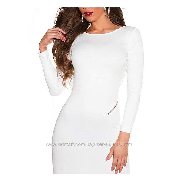 Сукня біла из відкритою спиною
