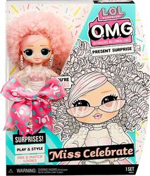 Кукла L. O. L. SURPRISE O. M. G. Именинница 579755 Birthday Doll Miss Celebra