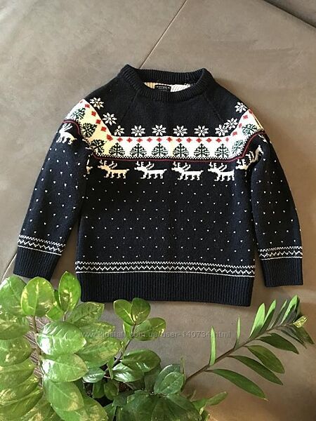 Новорічний светр з оленями next 110