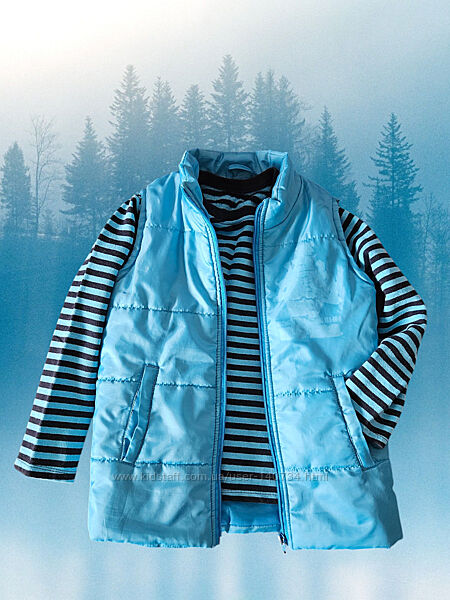 Жилетка  реглан  кіндер  на 6-8 років