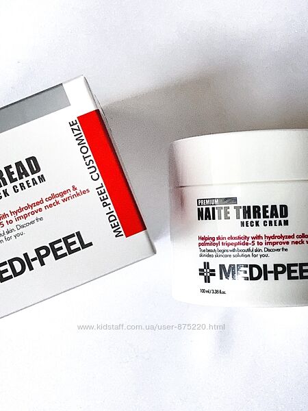 Пептидный крем для шеи и декольте  Medi-Peel Naite Thread Neck Cream