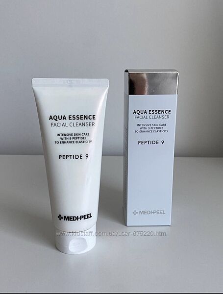 Пінка для вмивання MEDI-PEEL Peptide 9 Aqua Essence Facial Cleanser