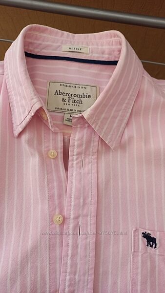 Мужская рубашка abercrombie & fitch