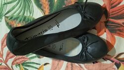 Балетки туфлі жіночі шкіряні Tamaris 