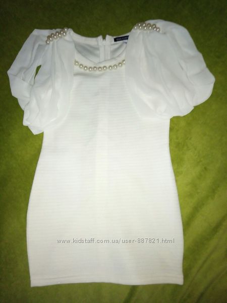 Белое платье нарядное