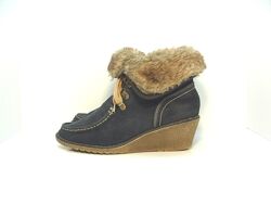 Жіночі зимові замшеві черевики ботинки BAMA р. 41