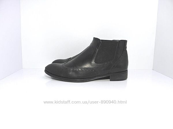 Жіночі шкіряні черевика ботинки челсі р.39