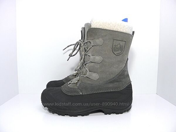 Зимові замшеві чобітки дутики чоботи сноубутси Walkx Outdoor р. 39
