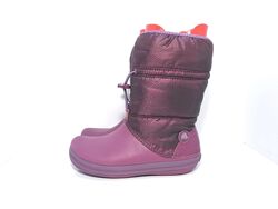 Дитячі зимові чобітки чоботи дутики сноубутси CROCS р. 37