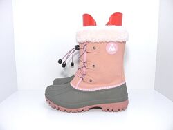 Дитячі зимові замшеві чобітки чоботи дутики сноубутси MISHANSHA р. 35