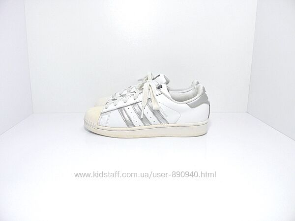 Дитячі шкіряні кеди superstar adidas р. 37