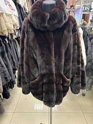 Шубы , полушубки норковые - темный шоколад