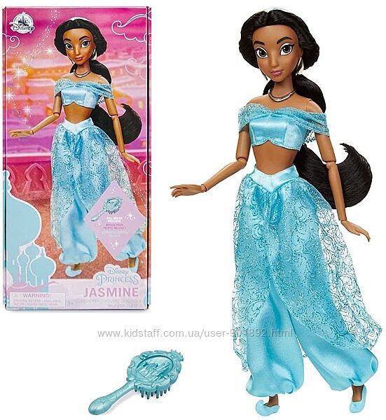 Кукла Жасмин из Алладина с расческой Disney Jasmine Classic Doll Aladdin