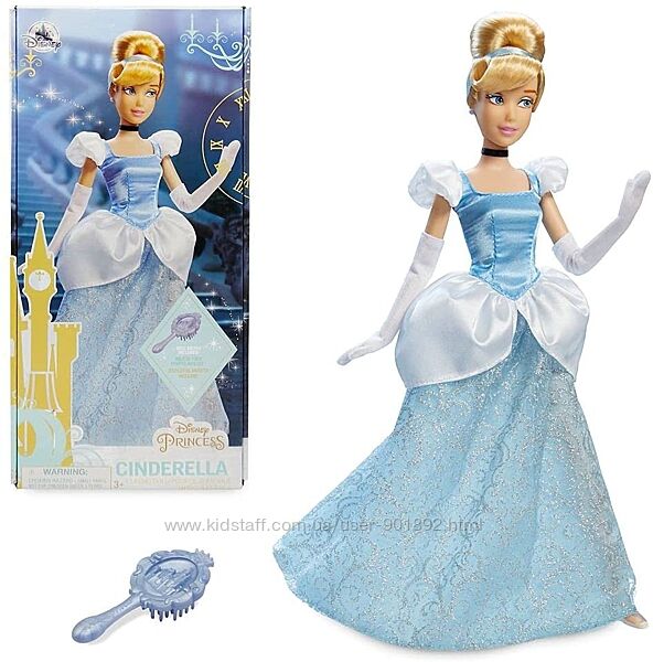 Кукла Дисней Золушка с расческой Disney Cinderella Classic классическая