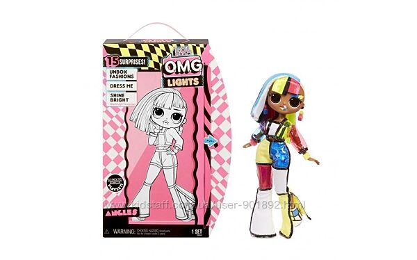 Лялька Лол Ангел Англес Неон Энджелс lol Surprise O. M. G. Lights Angels