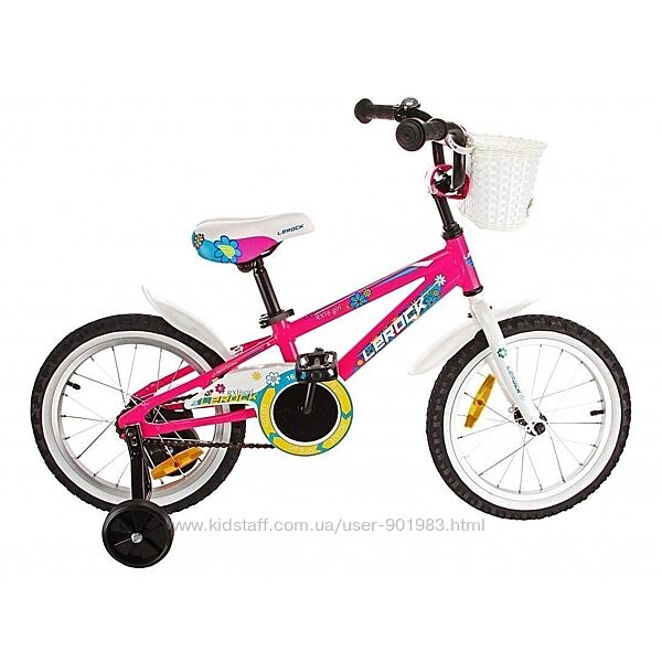 Велосипед Lerock 16 Лерок для девочки 4-8 лет