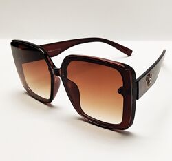 Сонцезахисні жіночі окуляри коричнева лінза