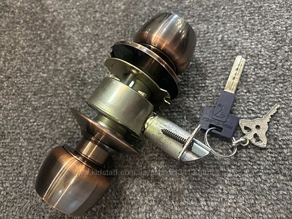 Ручка-засувка кнобсет Yale 3 дверна кноб-защелка замок циліндр Mul-T-Lock