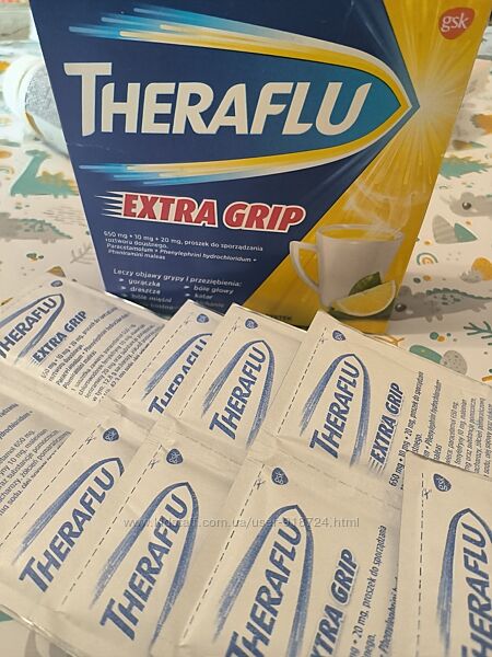 Theraflu Терафлю 10 пакетиків