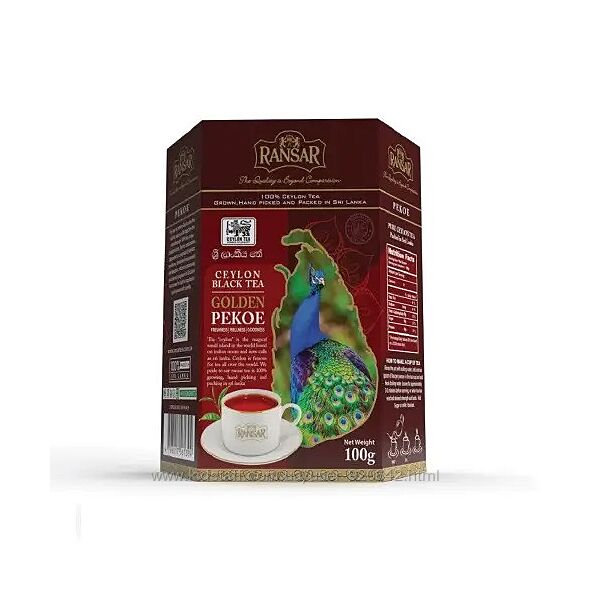 Чай чорний Ransar Golden Pekoe Ceylon Black Tea 100 г