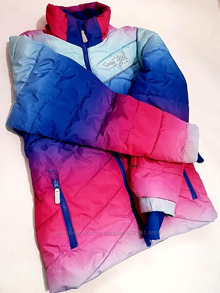 Зимняя лыжная термо- куртка на девочку YFK, 8- 10 лет