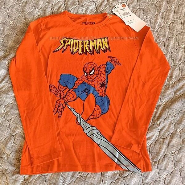 Кофта лонгслів на хлопця Спайдермен 140